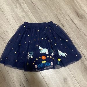 Hanna Andersson Make It Magic Skirt Tulle Embroidery Unicorn